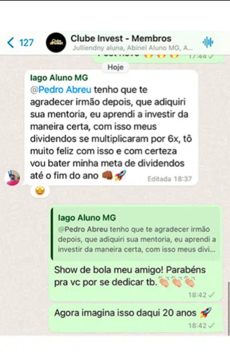 Clube Invest do Pedro Abreu